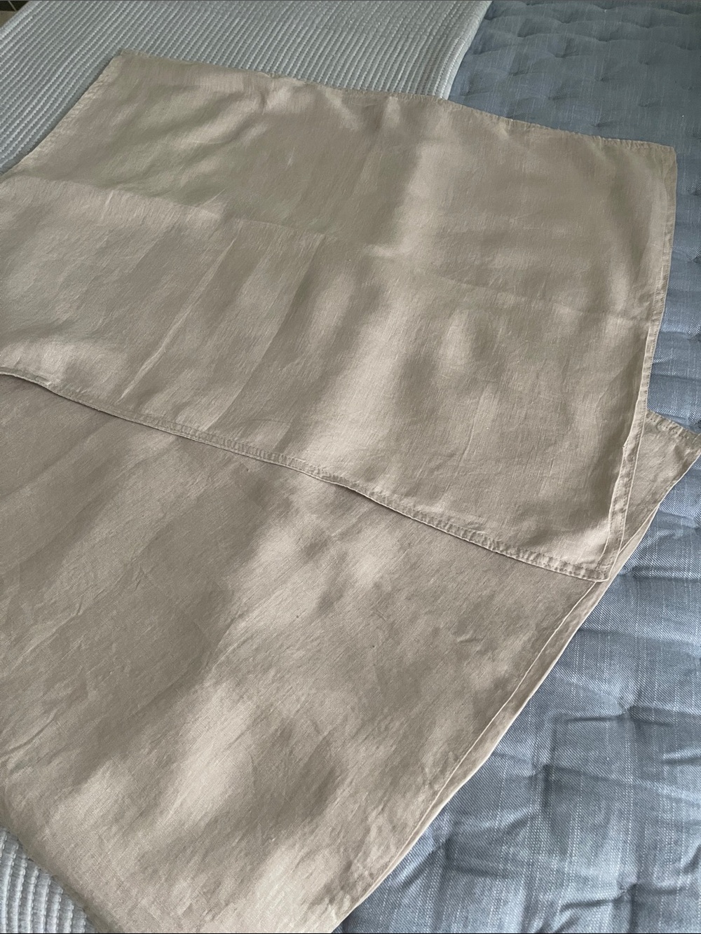 Linen pillow sham standard(pair 2)